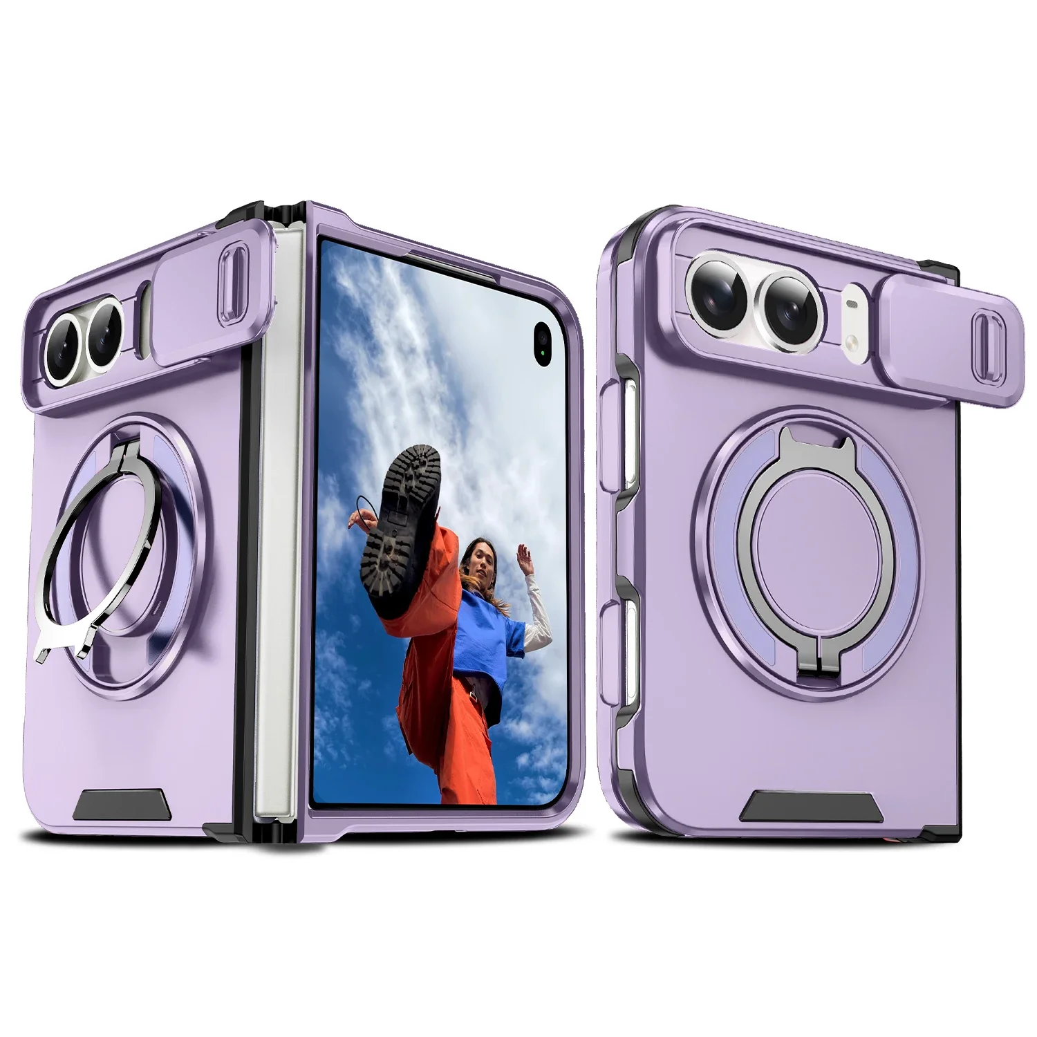 Phone Accessories Holder Car - iPhone Duo için Kılıf, Darbeye Dayanıklı