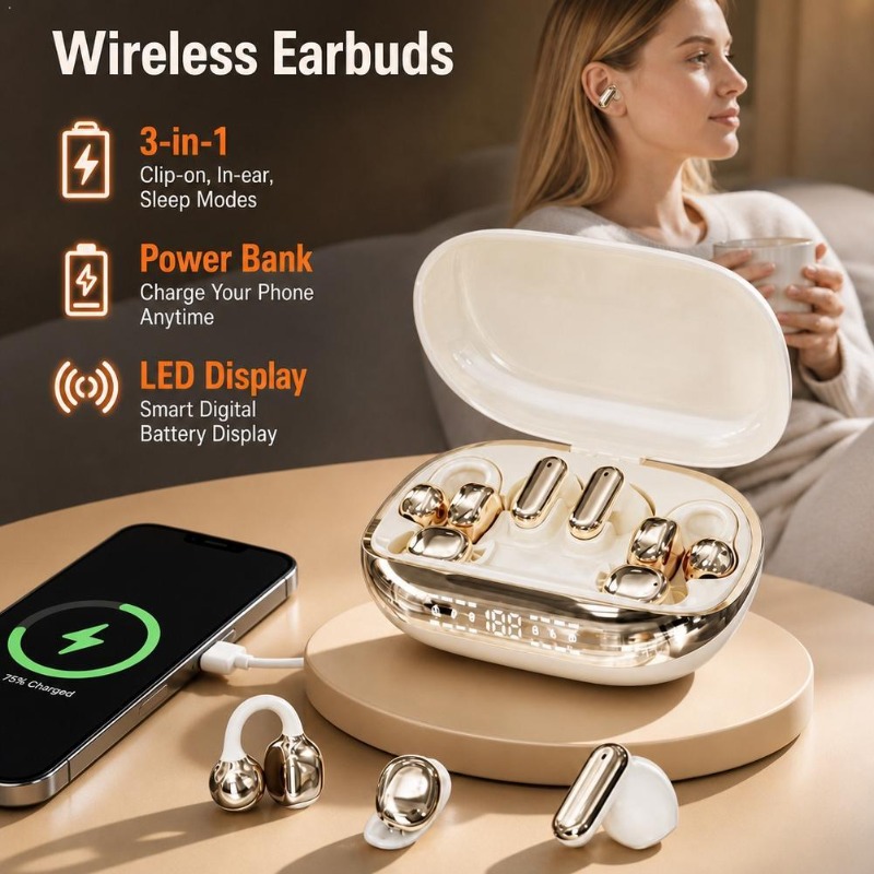 Phone Accessories Amazon - Yeni 3'ü 1 Arada Kablosuz Bluetooth