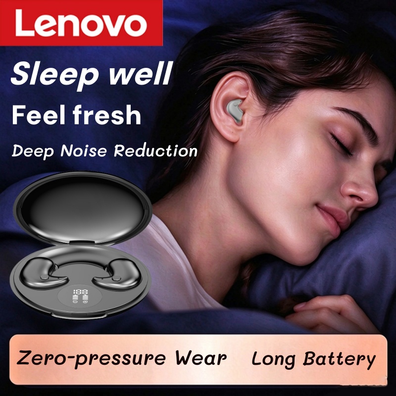 Phone Accessories Amazon - Lenovo Görünmez Uyku Kulaklığı Mikrofonlu Kablosuz