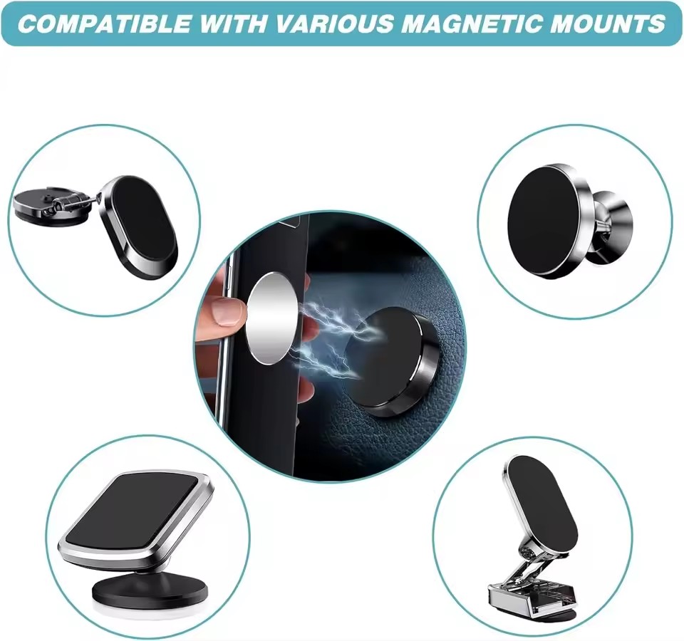 1/50 Adet Manyetik Metal Plaka - Phone Accessories Holder Car incelemesi ve fiyatı